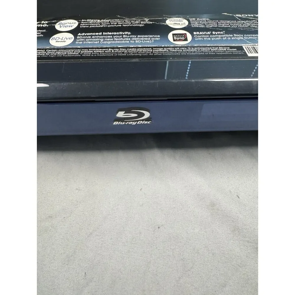 Sony BDP-S350 Blu Ray Disc DVD Player HDMI Tested Working No Remote